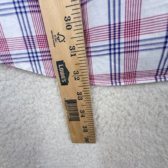 Michael Kors Classic Fit Dres Shirt Men L Plaid Button Down Long Sleeve Casual - Picture 4 of 9